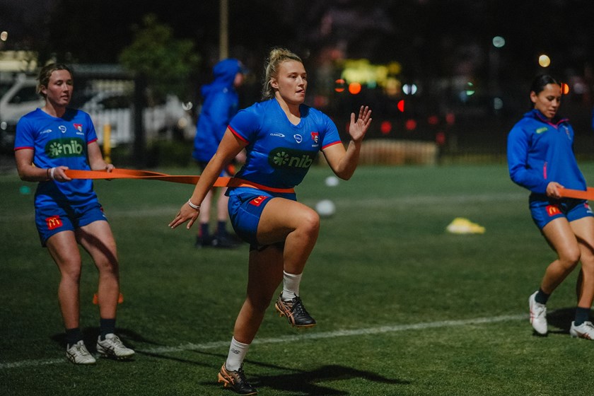 Georgia Roche is settling into her new surroundings ahead of her NRLW debut this season.