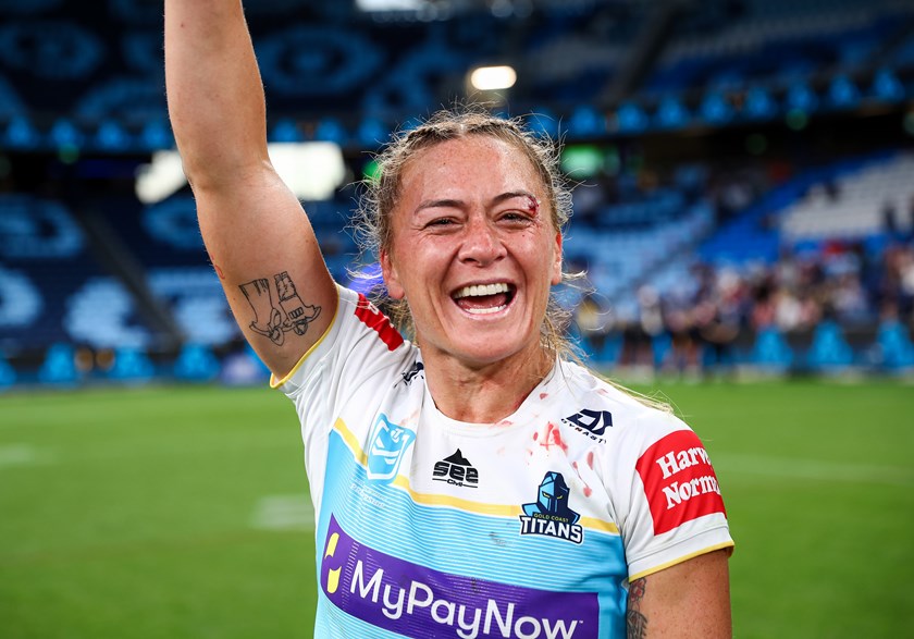 Niall Williams-Guthrie is within sight of a premiership in her first NRLW season