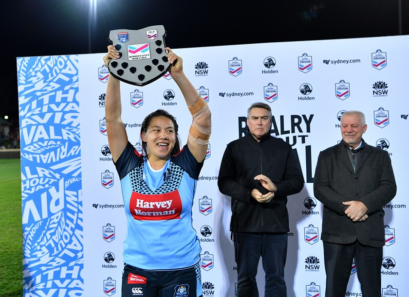 Maddison Weatherall captained the NSW U18s team to State of Origin victory in 2019