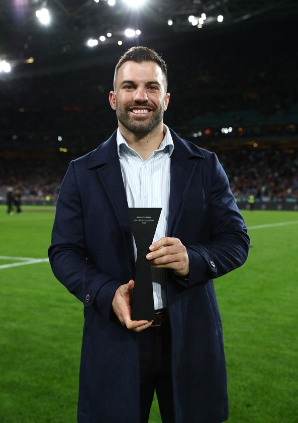 James Tedesco was crowned the RLPA's Players' Champion in 2022.