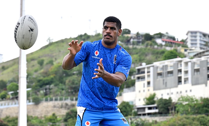 Tui Kamikamica at Bati training ahead of the Pacific Bowl final against the Kumuls