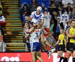 Bulldogs overcome star's injury to defeat Knights