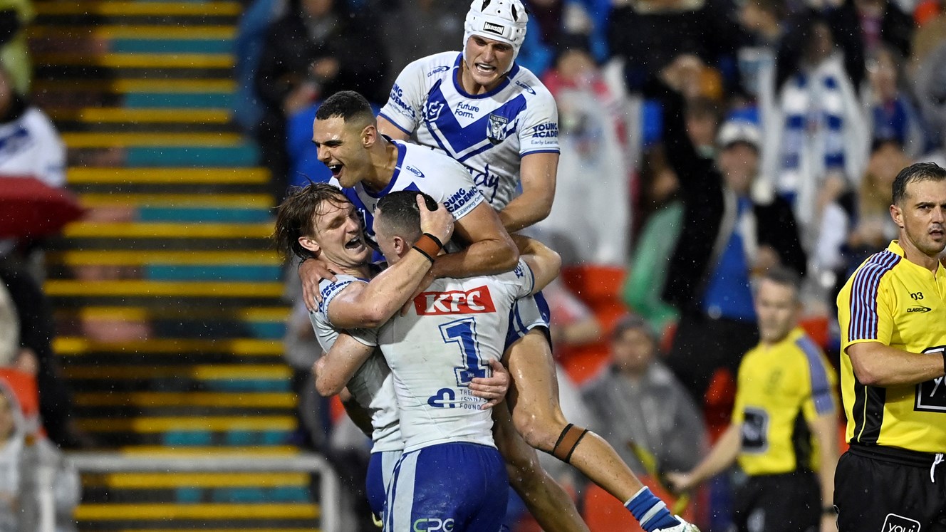 Bulldogs overcome star's injury to defeat Knights
