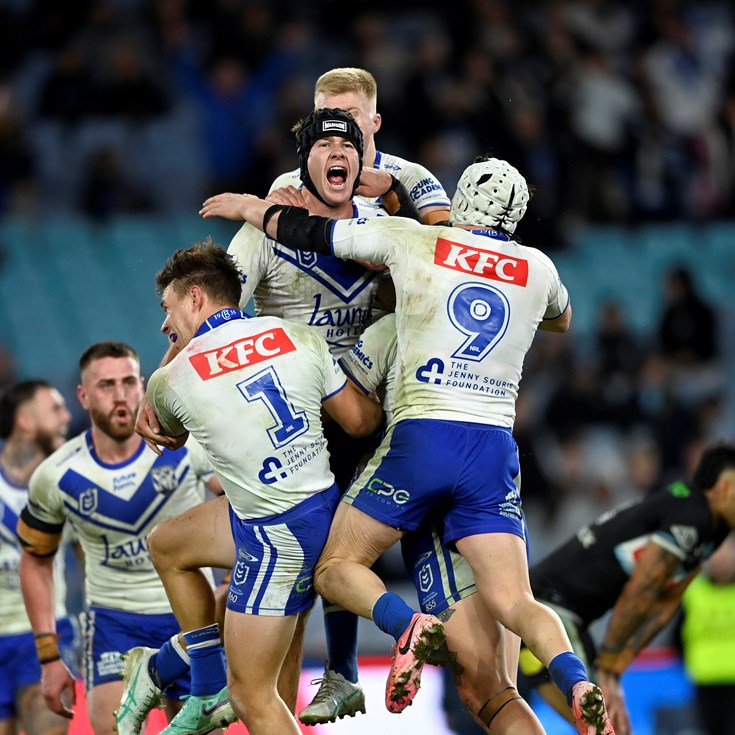 Burton's golden boot gets Bulldogs home in thriller