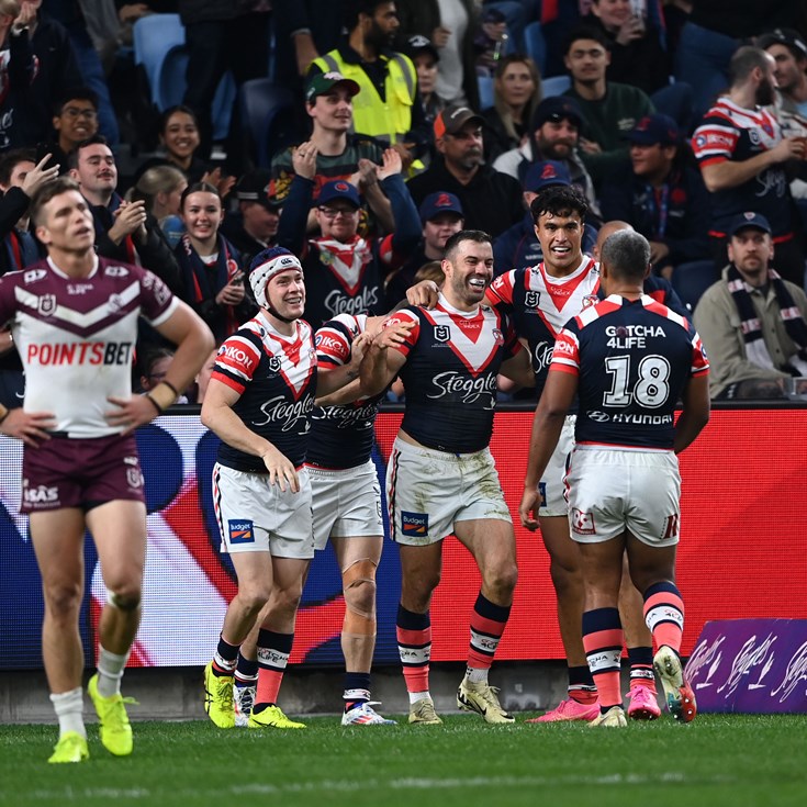 Tedesco leads Roosters to spectacular win