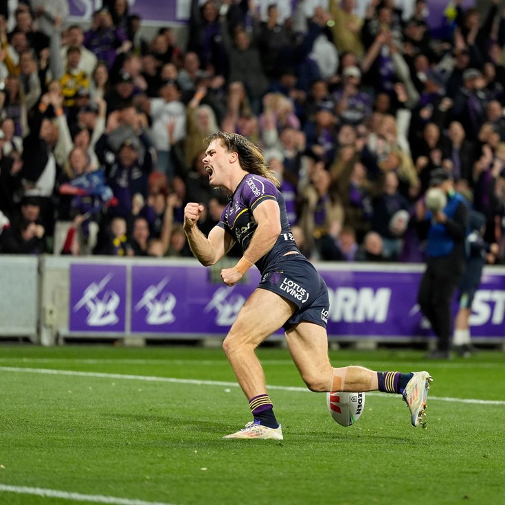 Papenhuyzen, Hughes propel Storm past Roosters into grand final