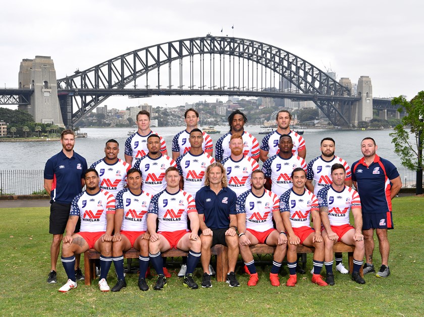 Ronaldo Mulitalo was a member of the USA squad at the 2019 World Cup 9s in Sydney