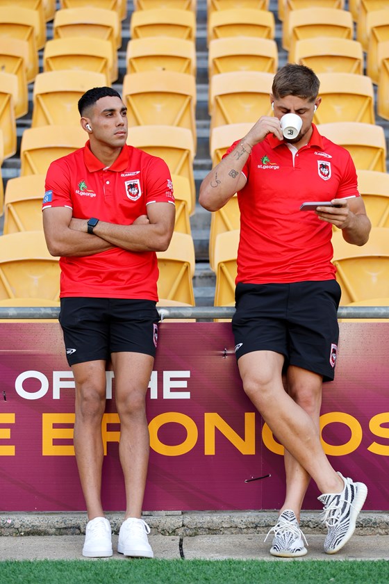 Tyrell Sloan and Zac Lomax could interchange at fullback during games next season