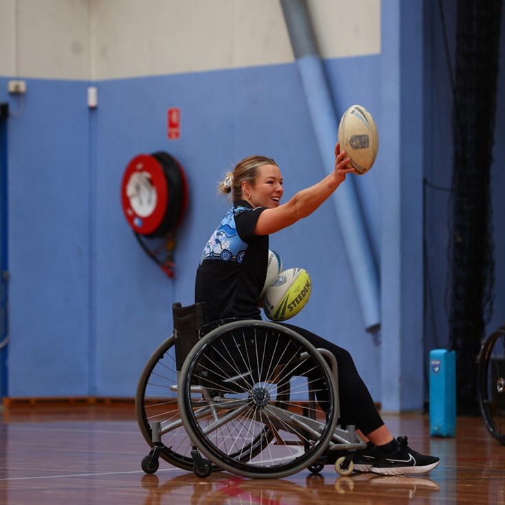 'I love how families can play together': Tonegato takes on NRL Wheelchair role