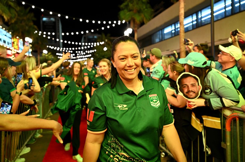Jess Skinner took charge of the Jillaroos in Vegas and will continue as coach until after the 2026 World Cup.