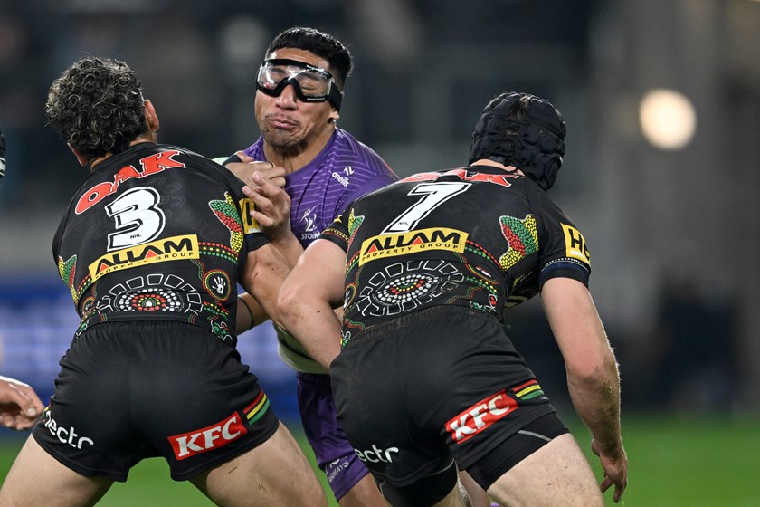 Marion Seve is the first player to wear goggles in an NRL match
