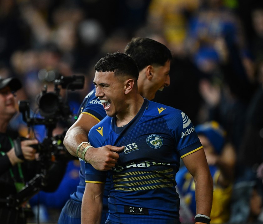 Eels fans have gotten behind boom fullback Isaiah Iongi.