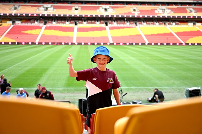 A day Mason will never forget at Suncorp Stadium.