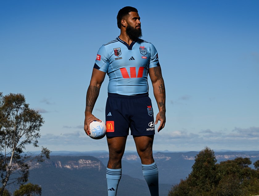 Man mountain: Payne Haas has been the cornerstone of the NSW Origin pack since 2019.