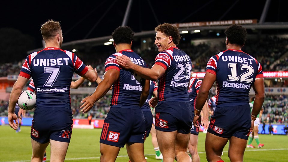 Friday night lights: Raiders v Roosters