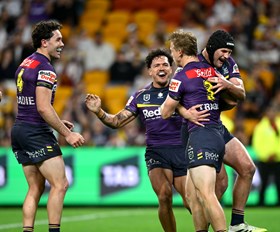 Storm crash Broncos' farewell party