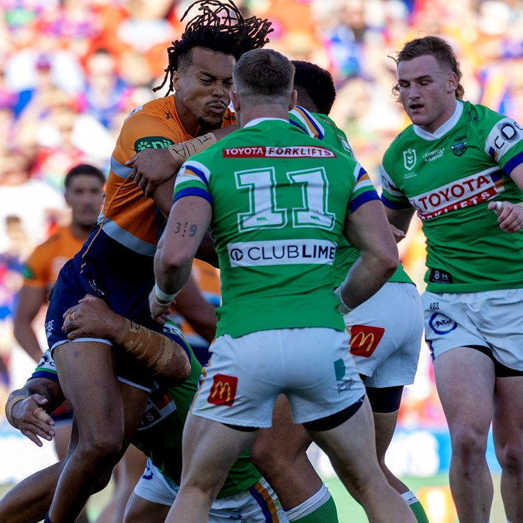 NRL.com Wrap | Knights defeat Raiders in Mining Round rout