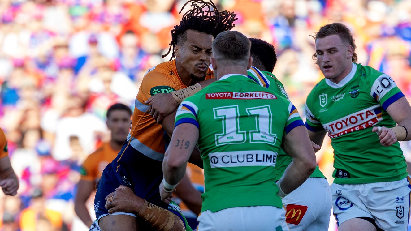 NRL.com Wrap | Knights defeat Raiders in Mining Round rout