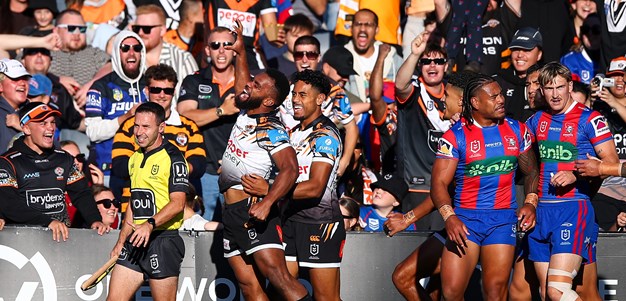 As it happened: Wests Tigers topple Knights; Titans dominate Eels