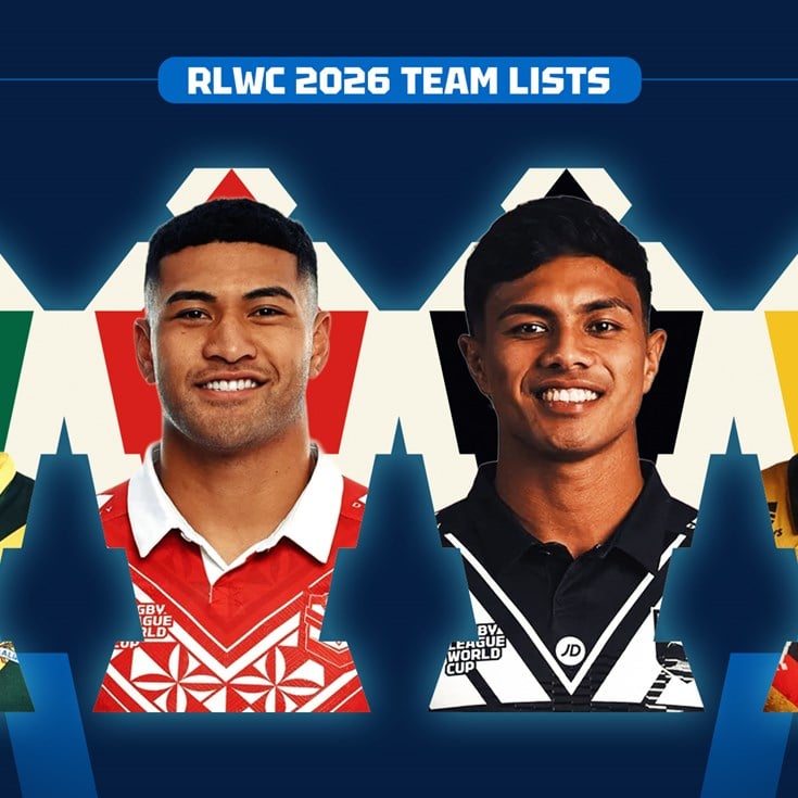 RLWC | World Cup Team Lists: Men's Round 2