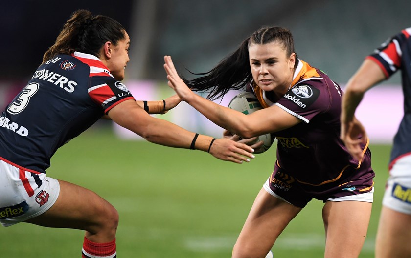 Broncos centre Amber Pilley.