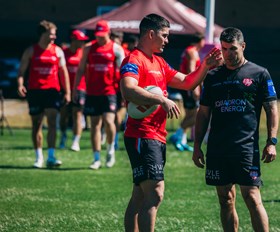 'Play our best team': Dragons all-in as Knights halves set for shootout