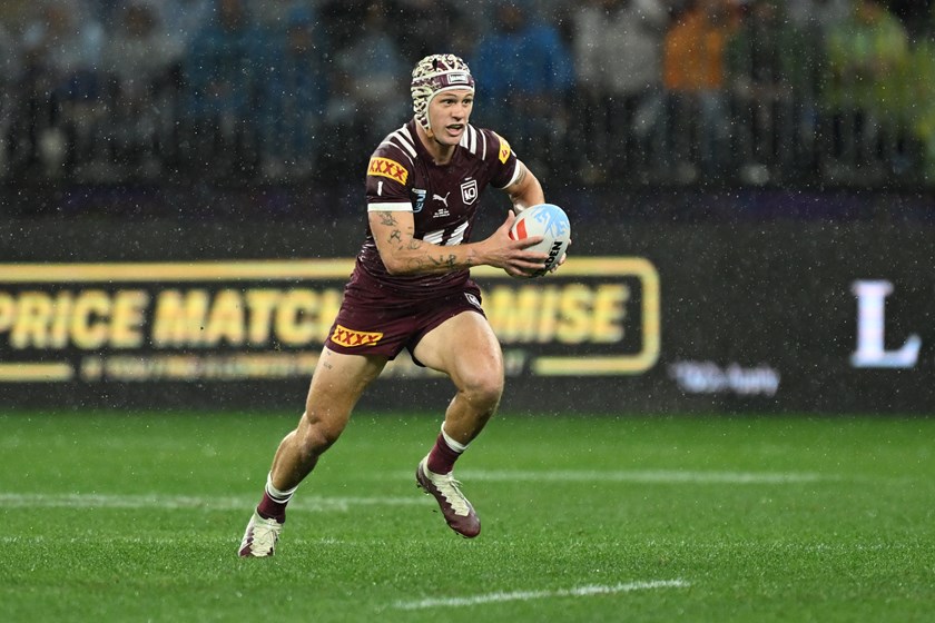 Kalyn Ponga representing Queensland in Game Two of the 2025 series.