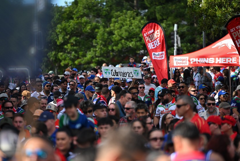 Big crowd expected at Suncorp Stadium. 