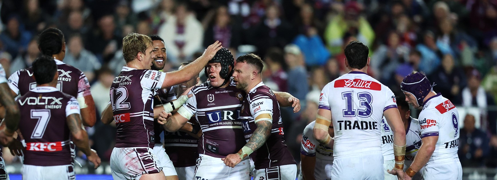 As it happened: Manly dominate; Cowboys celebrate; Phins win late