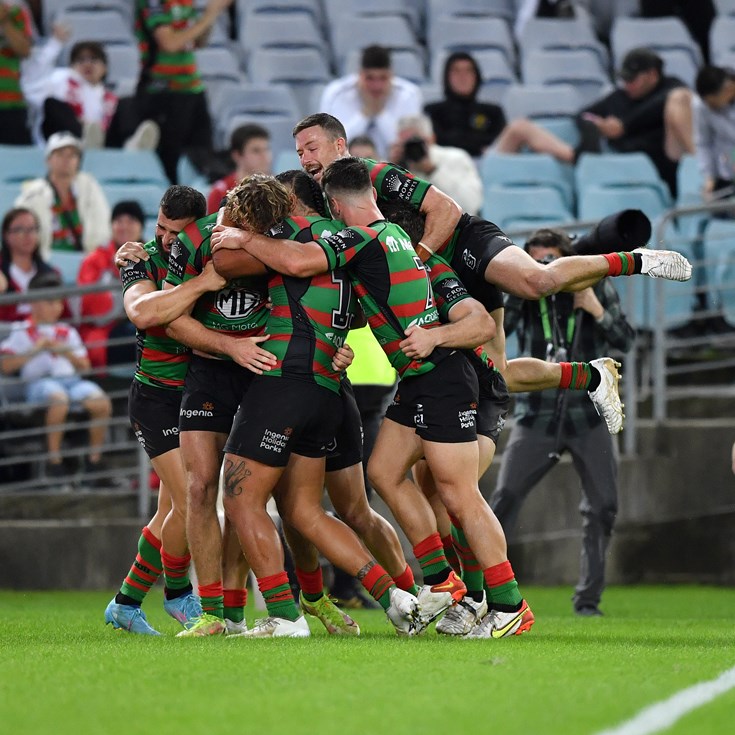 Rabbitohs overcome loss of Mitchell to down Dragons