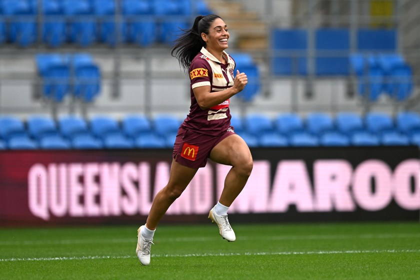 Destiny Mino-Sinapati prepares to make her Origin debut.