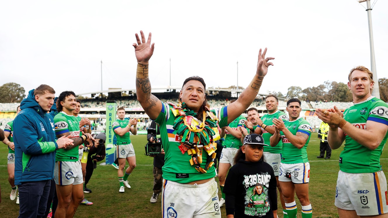 'Carry on what he's built': Raider's vow before Papa's swansong