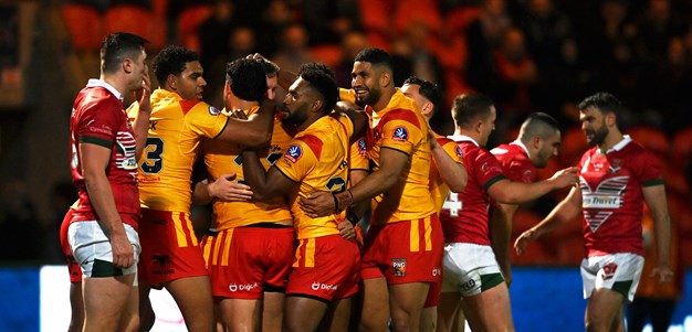Papua New Guinea book quarter-final spot with big win over Wales