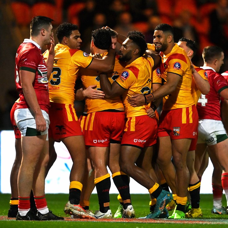 Papua New Guinea book quarterfinal spot with big win over Wales