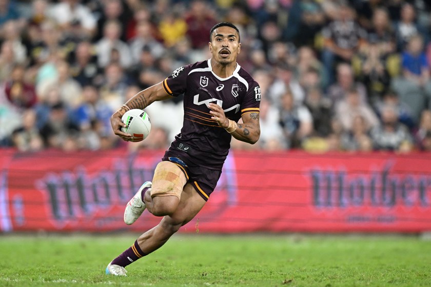 Deine Mariner back in action in the NRL for the Brisbane Broncos.