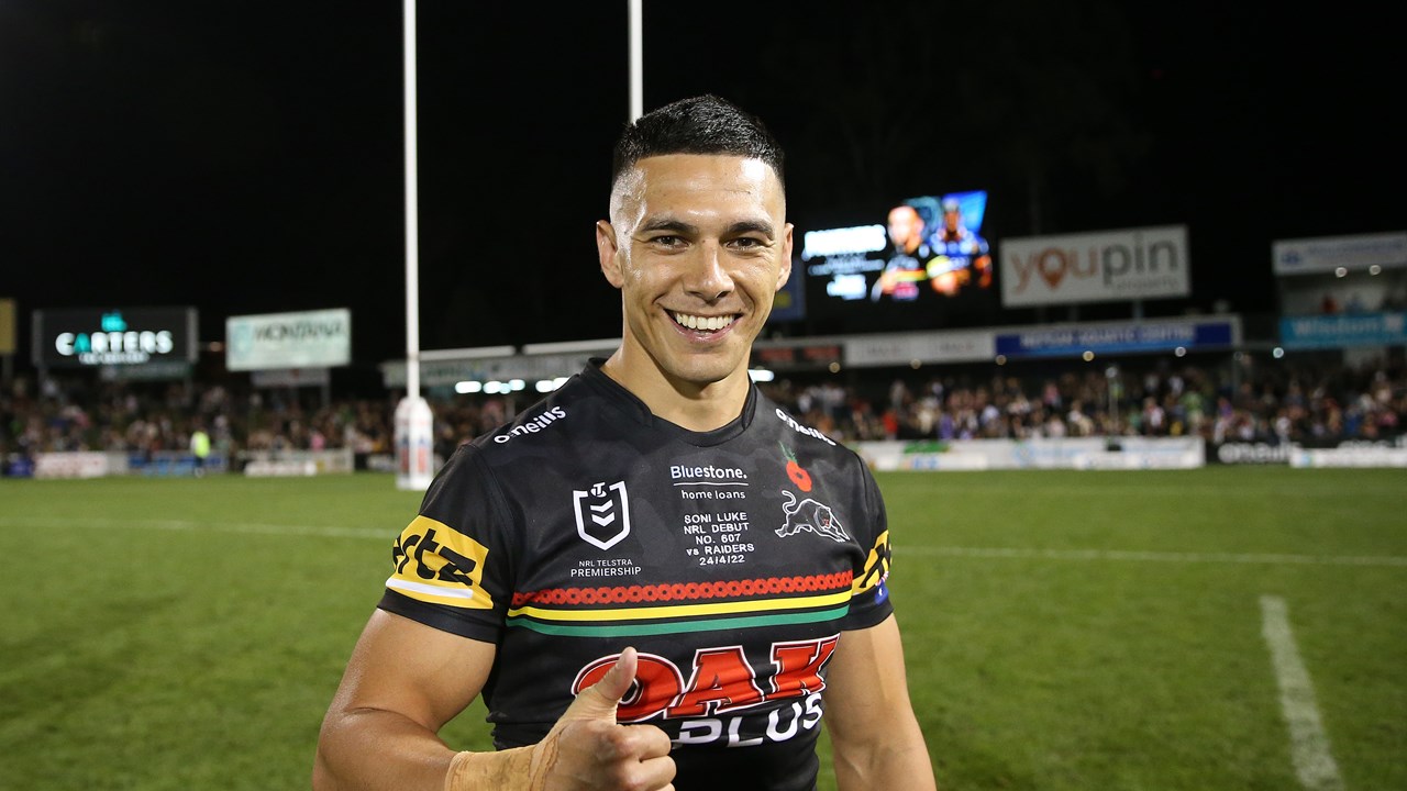 NRL: Penrith Panthers, Soni Luke, four season-ending injuries in career not enough to end NRL dream for latest Panthers debutant | NRL.com