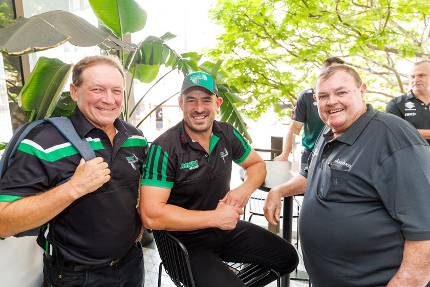Former Canberra Raiders star Terry Campese (centre)  will coach the Townsville Blackhawks in 2024.