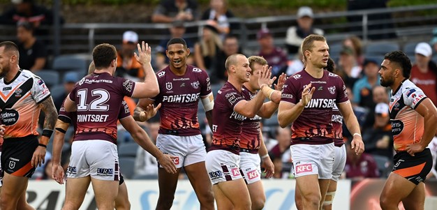 Turbo injured as Sea Eagles escape with late win over Tigers