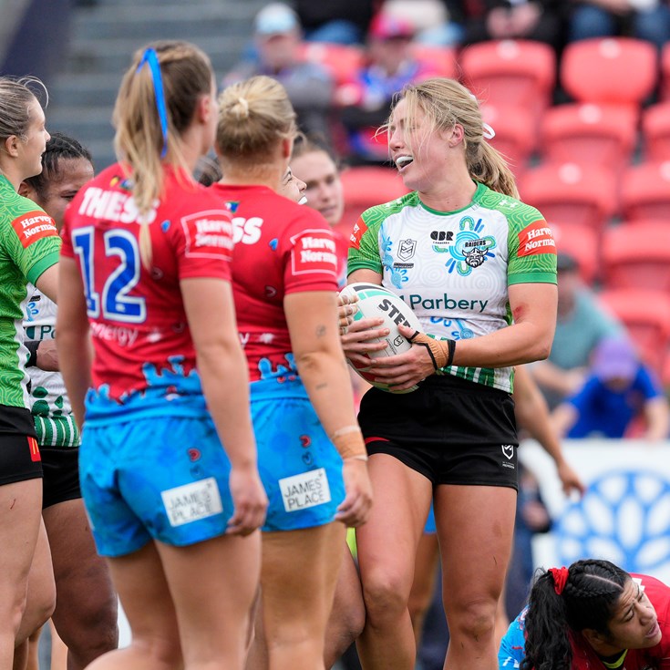 Holyman happy with try double as Raiders close in on NRLW finals berth