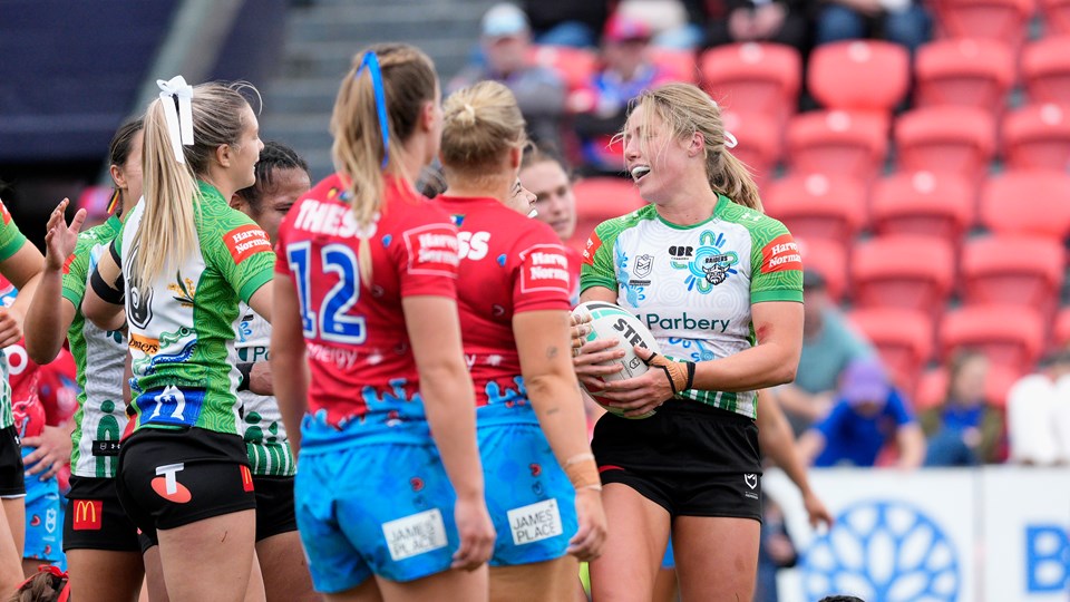 Holyman happy with try double as Raiders close in on finals berth