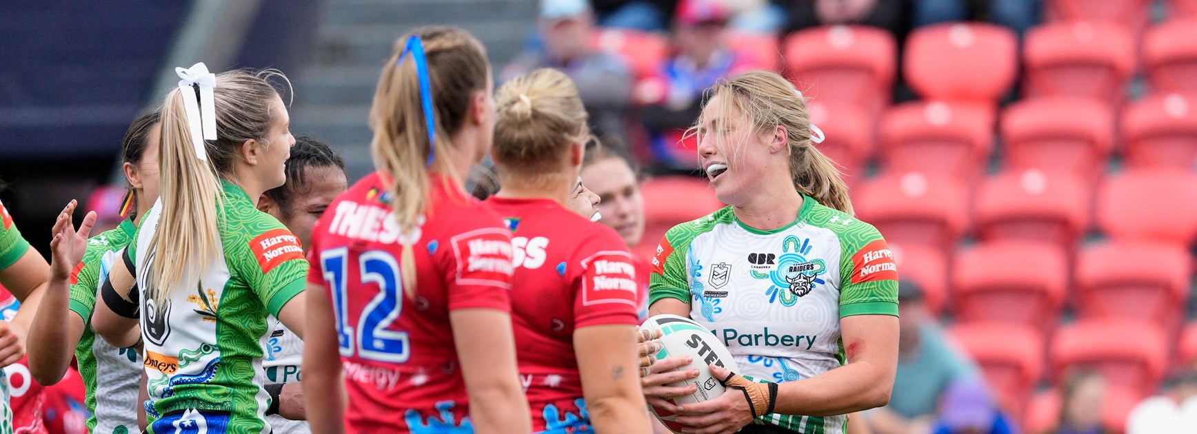 Holyman happy with try double as Raiders close in on NRLW finals berth