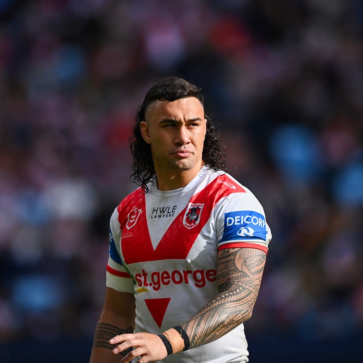 Dragons back Su'A to fire after Origin omission