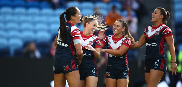 NRLW Sunday: Sharks v Eels; Roosters run riot; Titans go seven straight