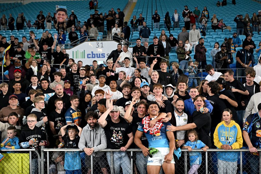 Cooper Bai following his NRL debut in Round 27 for Gold Coast Titans.