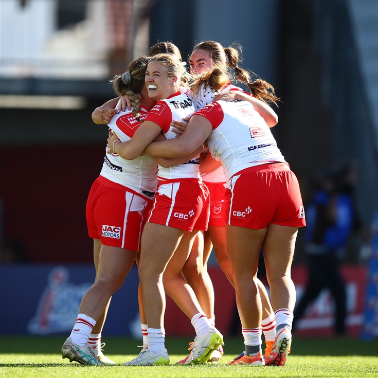 NRLW Sunday: Dragons claim first win; Raiders run riot