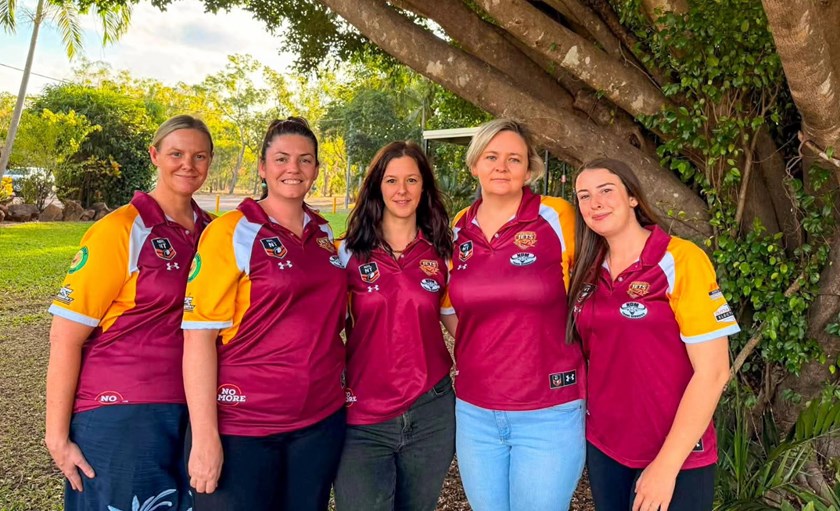 The Livingstone Jets Executive Committee of (from left) Casey Hanekom, Kirsty Foster, Jessica Argent, Georgie Weppner and Chloe Hardy have helped the club take flight this year.