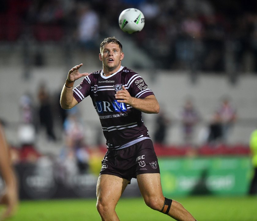 Corey Waddell has returned to Manly after making his debut for the Sea Eagles against the Roosters in 2019.
