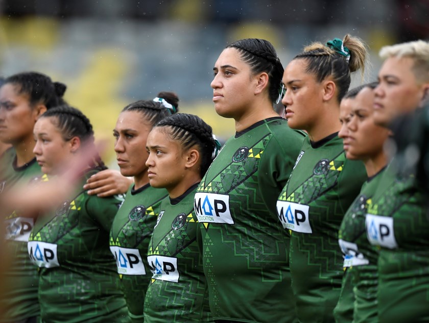 Rima Butler representing the Māori All Stars in 2024.