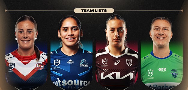 NRLW Team Lists: Preliminary Finals
