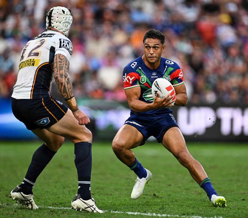 Te Maire Martin came in to play halfback for the injured Tanah Boyd in Magic Round.